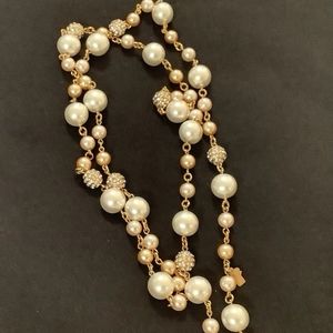 Kate Spade Pearl and Diamond Statement Necklace